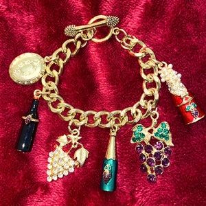 Adorable cocktail themed bracelet